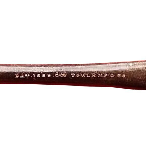 Antique 1889 Towle Mfg Co Shell ll Silverplated Large Tablespoon 8.5" Retired - Picture 7 of 7